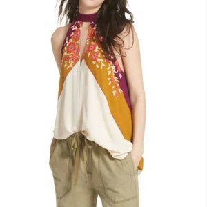 NWT Free People Beat Of My Heart Tunic Wine Combo